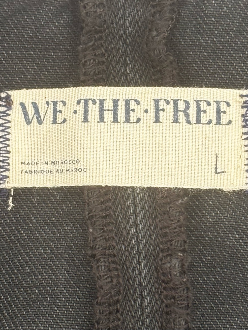 Free People We the Free High Roller Black Denim Shortall Overall Large - Picture 8 of 10